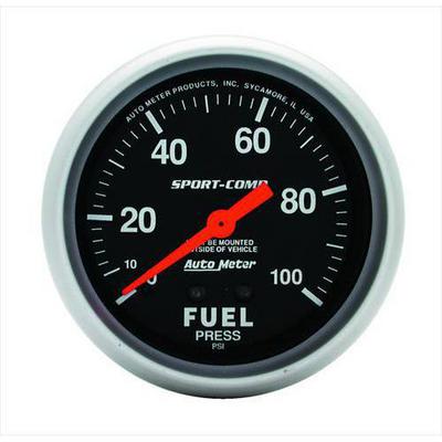 Auto Meter Sport-Comp Mechanical Fuel Pressure Gauge - 3412